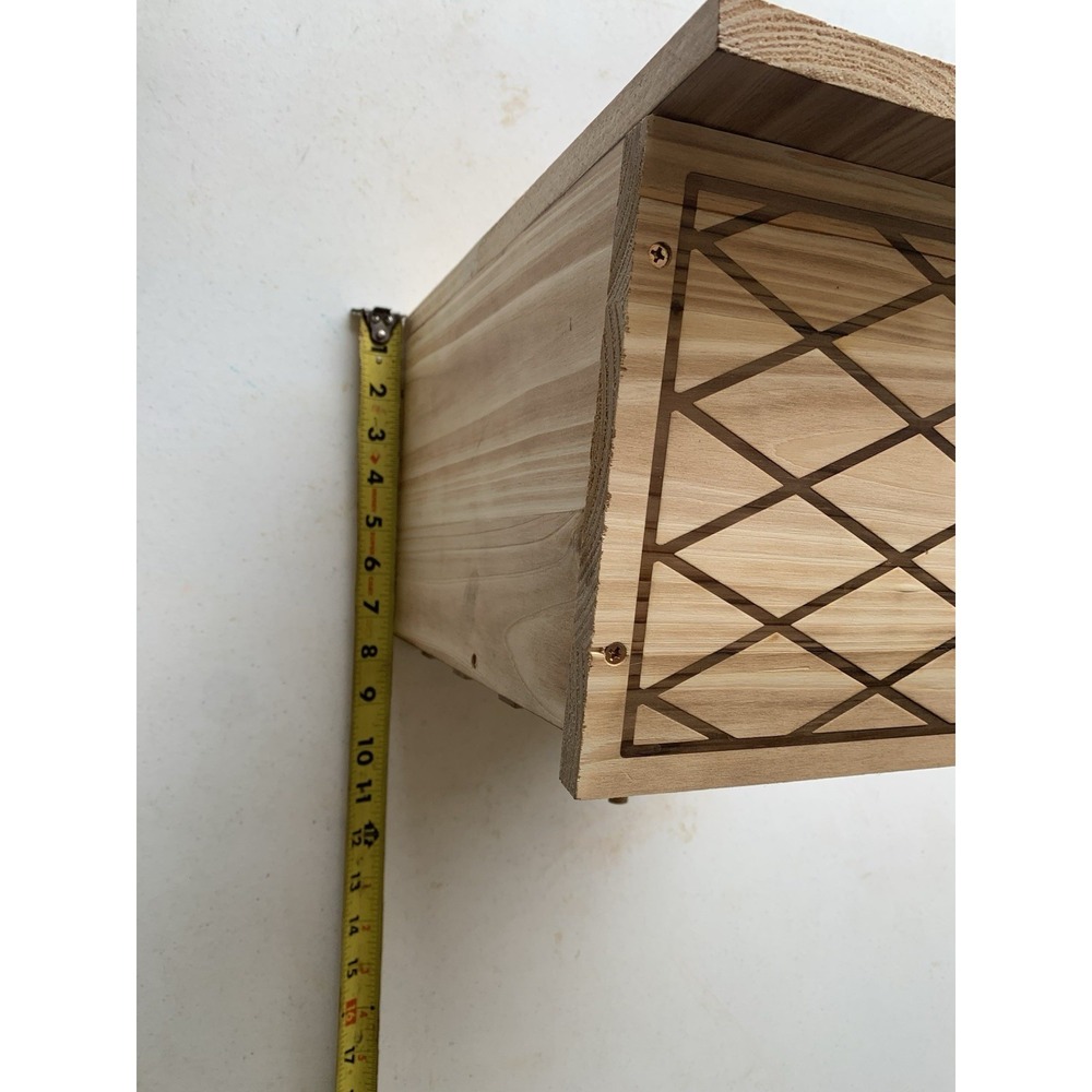 Owl House Premium Cedar Wood Screech & Barn Owl Nesting Box Large Handmade Bird - Picture 4 of 6